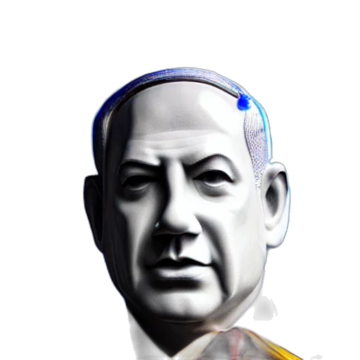 face, robot, staff, photorealistic transparent PNG cut-out