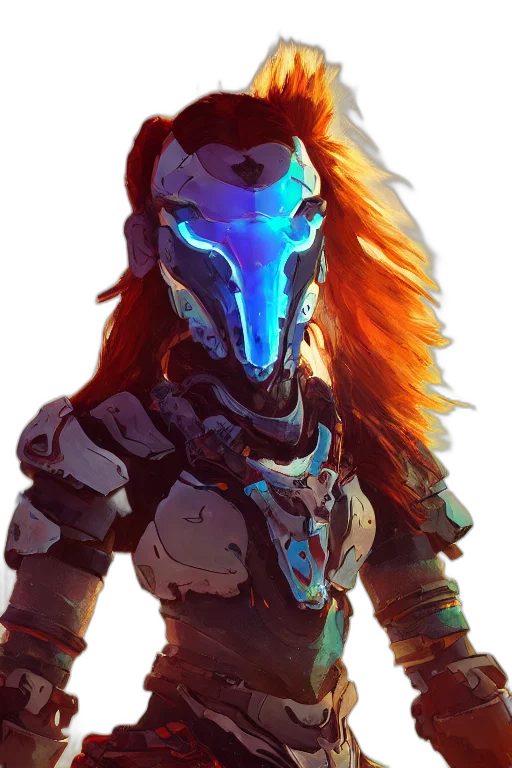 mask, robot, face, weapon transparent PNG cut-out