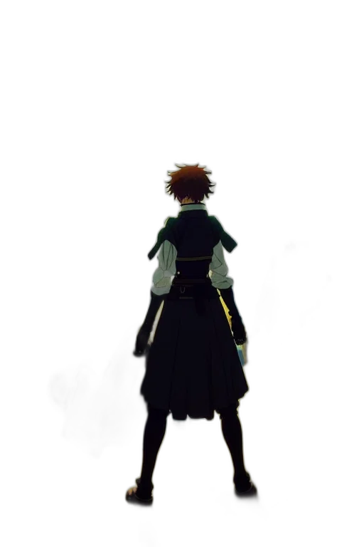 dress, staff, sword, jacket transparent PNG cut-out