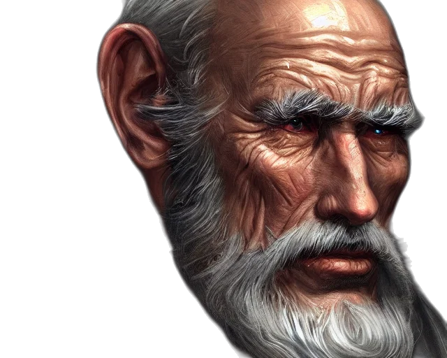 face, photorealistic, fantasy art, concept art transparent PNG cut-out