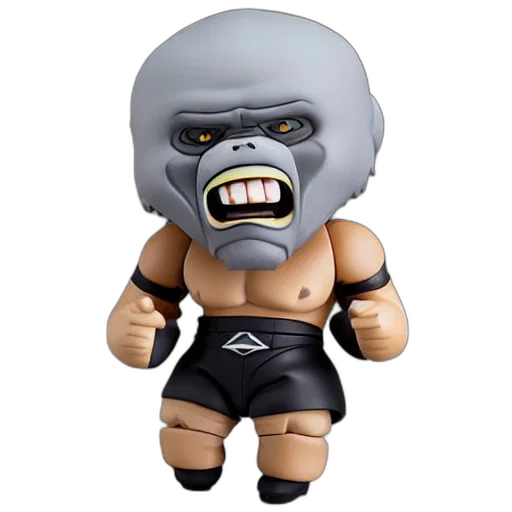king, kong, nendoroid, figurine transparent PNG cut-out