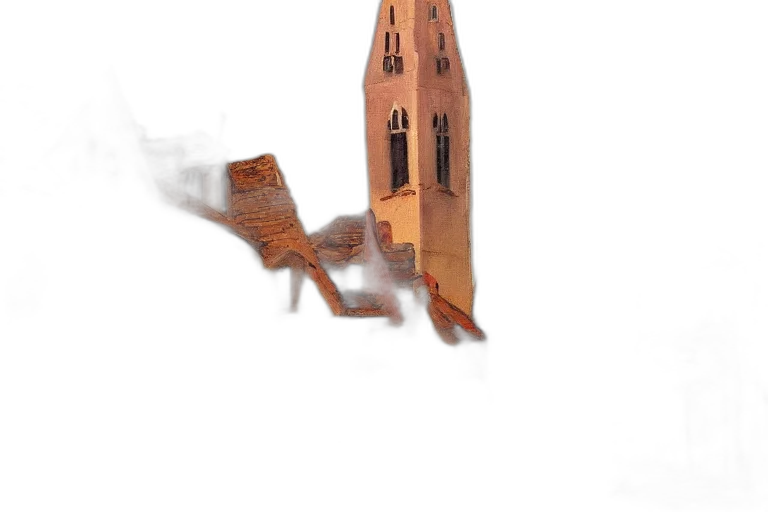 building, dragon, weapon, shoes transparent PNG cut-out