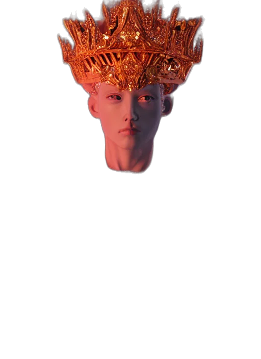 crown, mask, hat, face transparent PNG cut-out