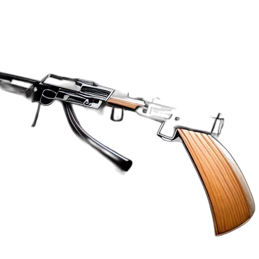 weapon, 3d render, concept art, designed transparent PNG cut-out