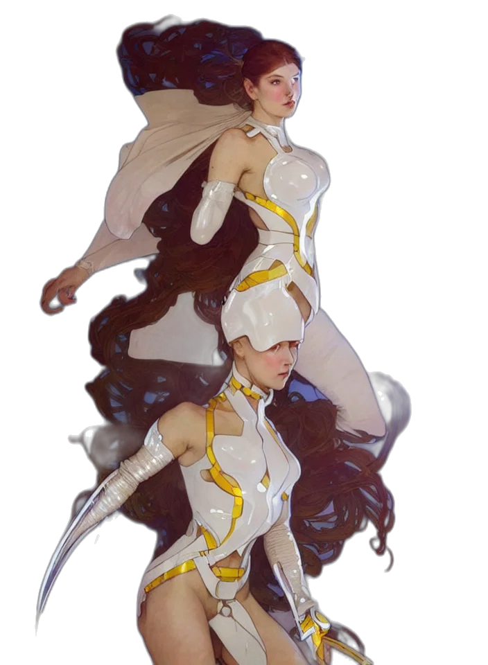 sword, staff, dress, crown transparent PNG cut-out
