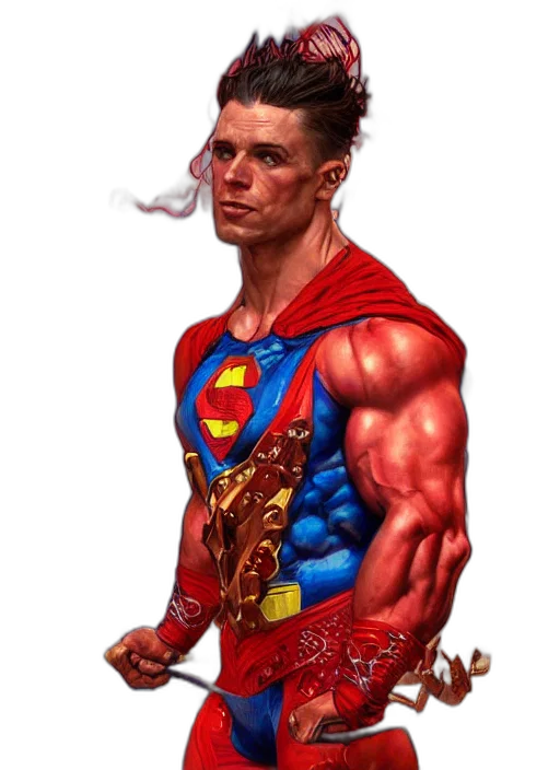 comic book art, concept art, fantasy art, photorealistic transparent PNG cut-out