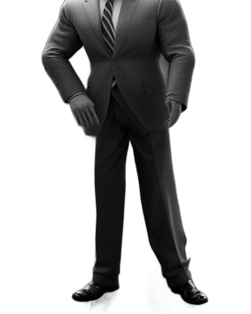 jacket, staff, robot, creature transparent PNG cut-out