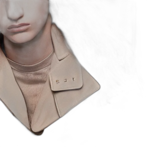 jacket, face, jewelry, mask transparent PNG cut-out