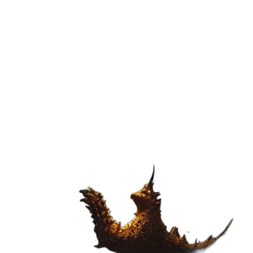 dragon, creature, crown, animal transparent PNG cut-out