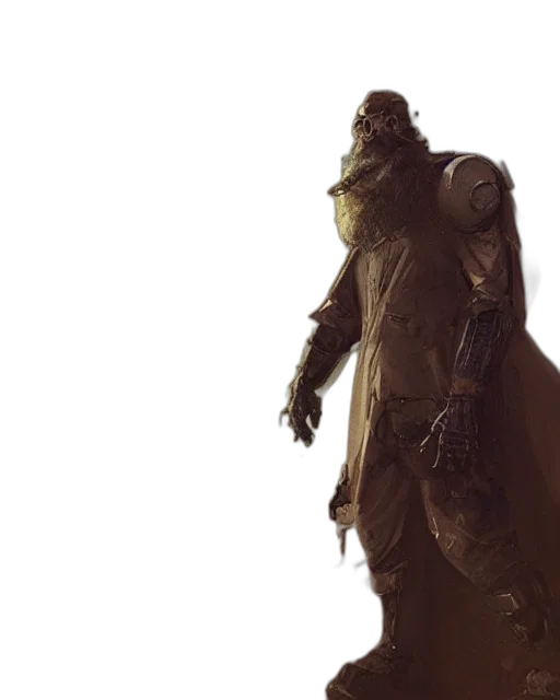 creature, staff, mask, face transparent PNG cut-out