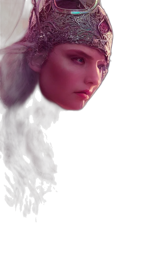 face, crown, mask, dragon transparent PNG cut-out