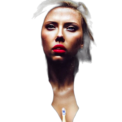 face, mask, hair, jewelry transparent PNG cut-out