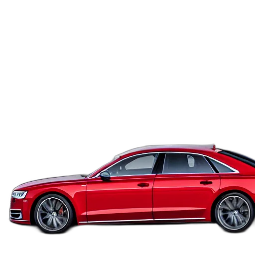 car, photorealistic, 3d render, black transparent PNG cut-out