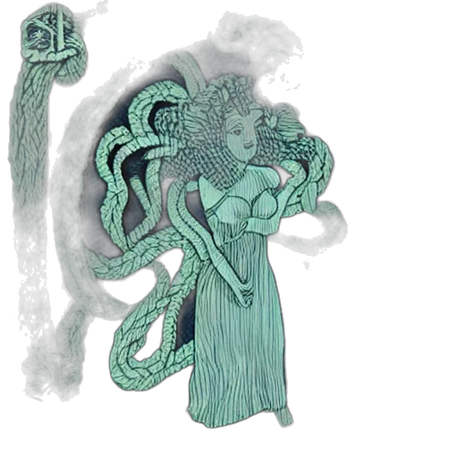 staff, creature, concept art, fantasy art transparent PNG cut-out