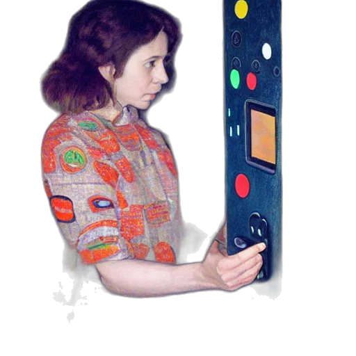 dress, robot, jacket, face transparent PNG cut-out