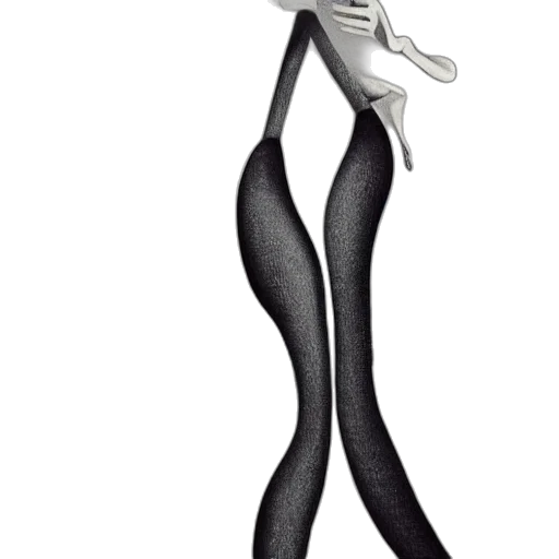 staff, dress, hair, shoes transparent PNG cut-out