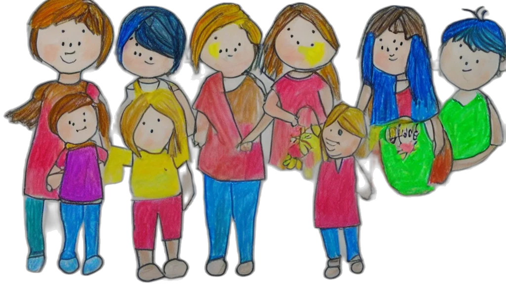 cartoon, watercolor, concept art, preschool transparent PNG cut-out