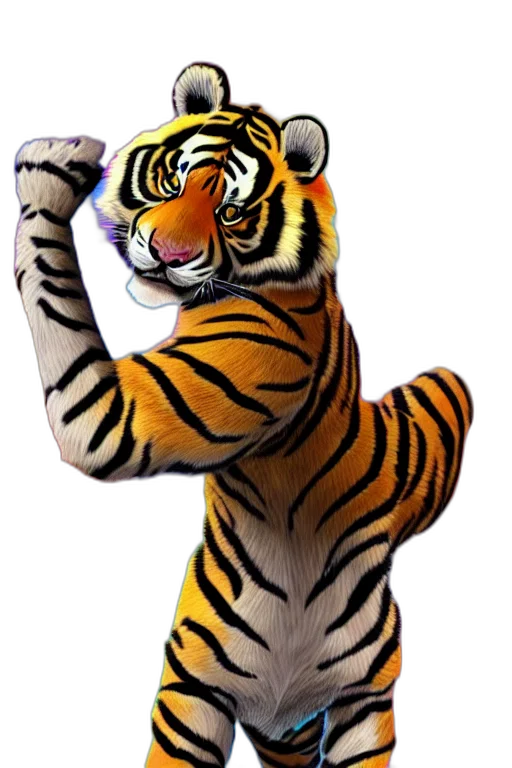 animal, creature, staff, 3d render transparent PNG cut-out