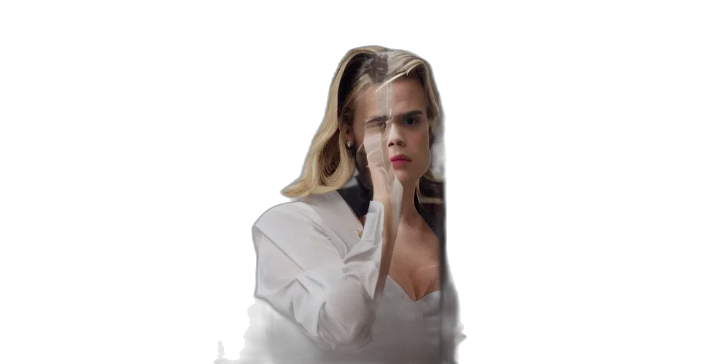 face, dress, hair, mask transparent PNG cut-out