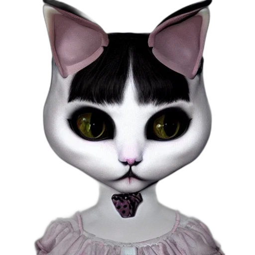 dress, jewelry, mask, staff transparent PNG cut-out
