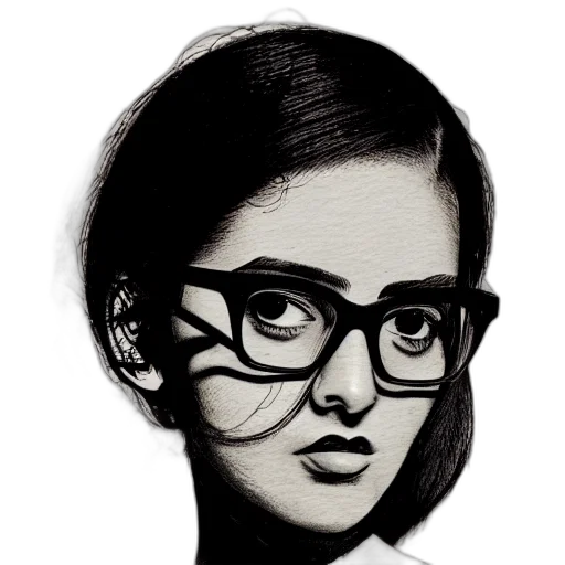 face, mask, hair, staff transparent PNG cut-out