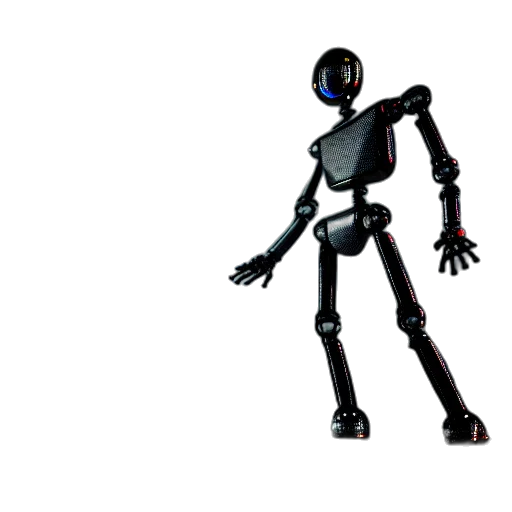robot, 3d render, concept art, cyberpunk transparent PNG cut-out