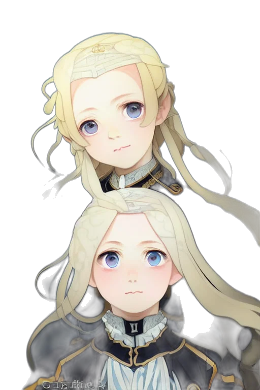 face, crown, concept art, anime transparent PNG cut-out
