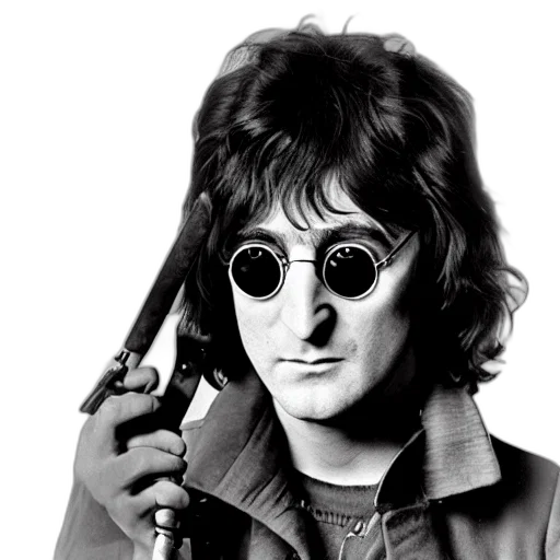 jacket, face, weapon, staff transparent PNG cut-out