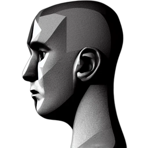 robot, face, mask, crown transparent PNG cut-out