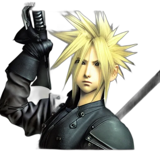 weapon, sword, staff, hair transparent PNG cut-out