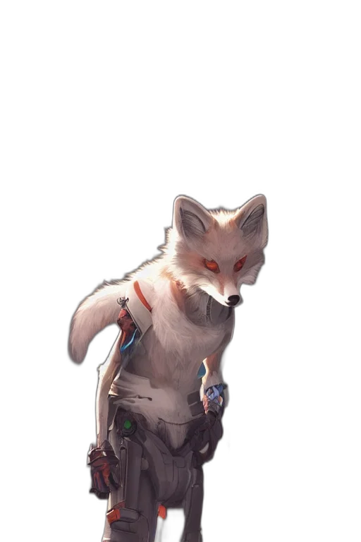 staff, creature, animal, robot transparent PNG cut-out