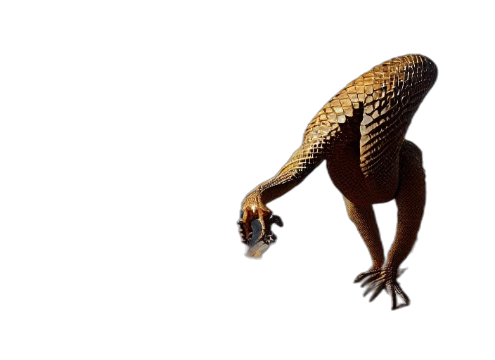 creature, dragon, animal, robot transparent PNG cut-out