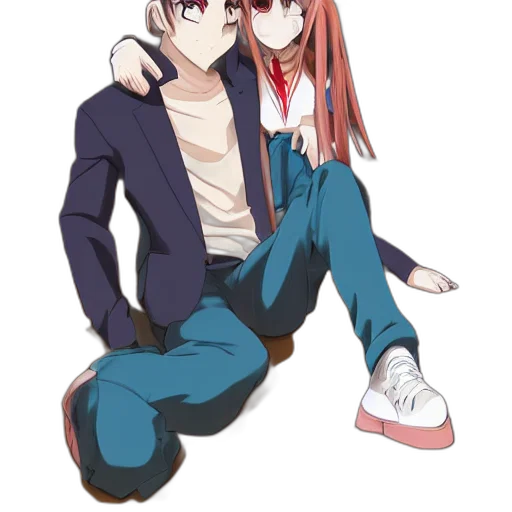 jacket, anime, pixel art, cartoon transparent PNG cut-out