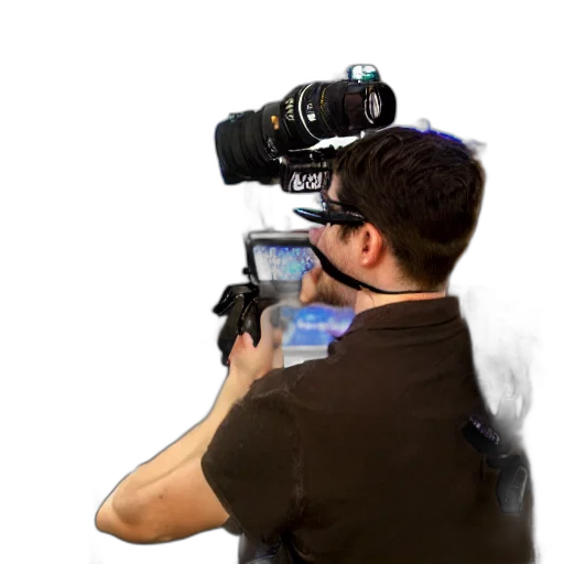 staff, weapon, face, robot transparent PNG cut-out