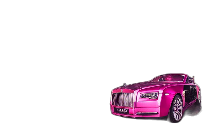 car, 3d render, vaporwave, concept art transparent PNG cut-out