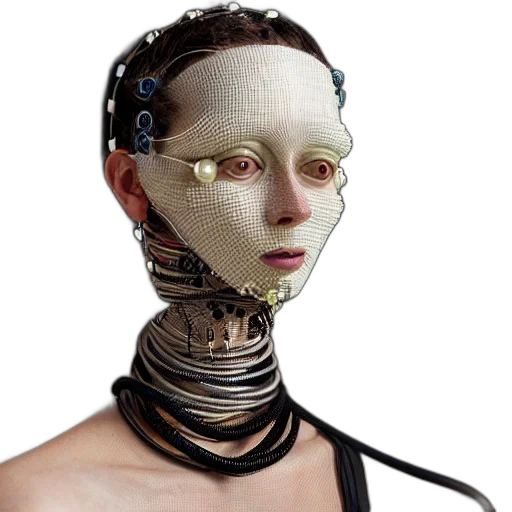 robot, mask, face, creature transparent PNG cut-out