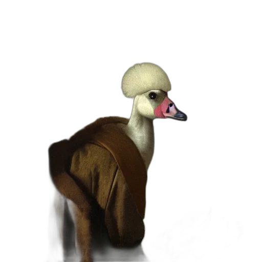 animal, creature, jacket, staff transparent PNG cut-out
