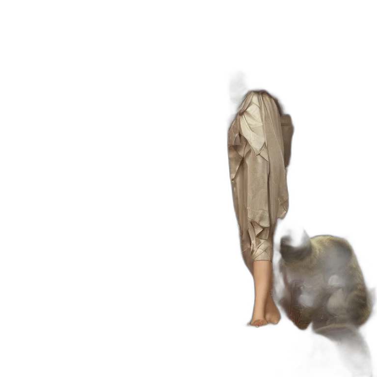 creature, hair, animal, shoes transparent PNG cut-out
