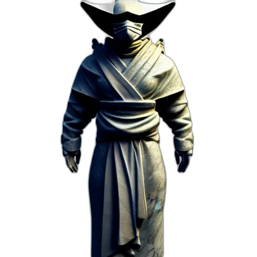 staff, sword, mask, jacket transparent PNG cut-out