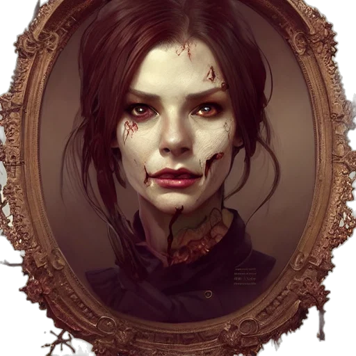 face, mask, fantasy art, photorealistic transparent PNG cut-out
