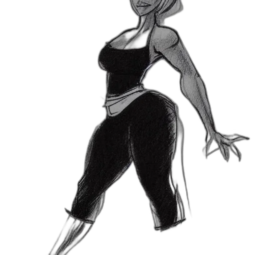 dress, creature, staff, concept art transparent PNG cut-out