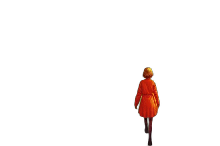 dress, jacket, robot, staff transparent PNG cut-out