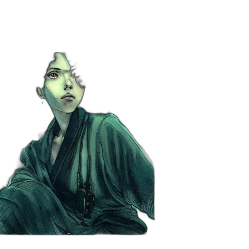 mask, face, creature, staff transparent PNG cut-out
