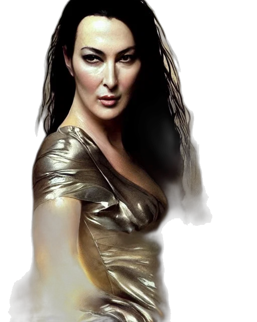 jewelry, dress, photorealistic, fantasy art transparent PNG cut-out