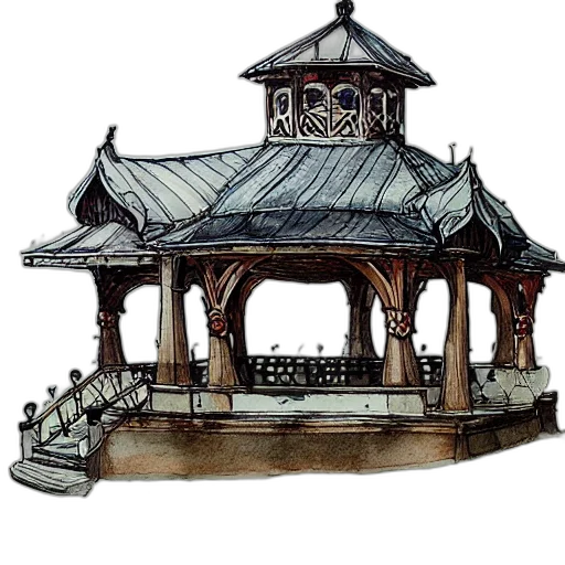 building, furniture, crown, jewelry transparent PNG cut-out
