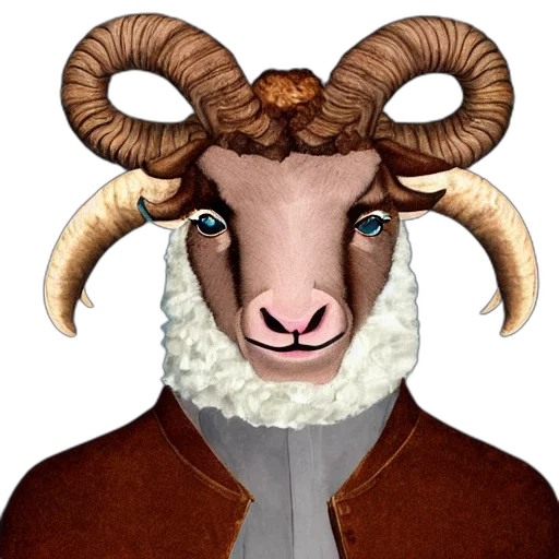 animal, face, mask, fantasy art transparent PNG cut-out