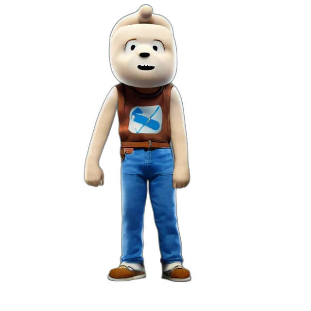 staff, robot, jacket, animal transparent PNG cut-out