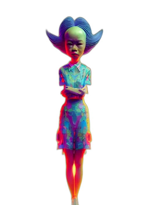 dress, mask, robot, creature transparent PNG cut-out