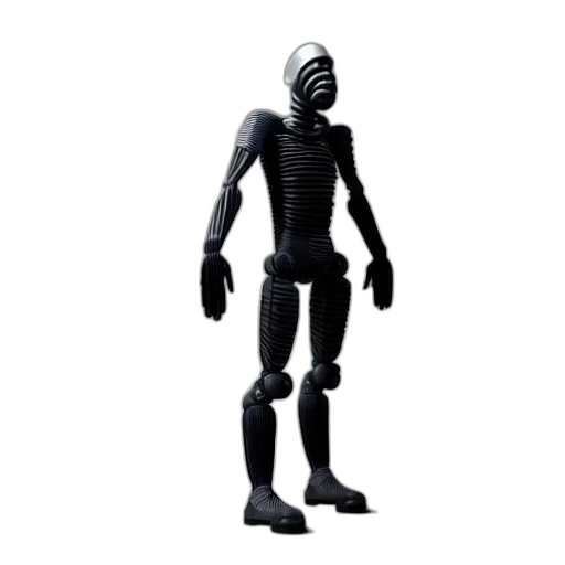 robot, creature, 3d render, concept art transparent PNG cut-out