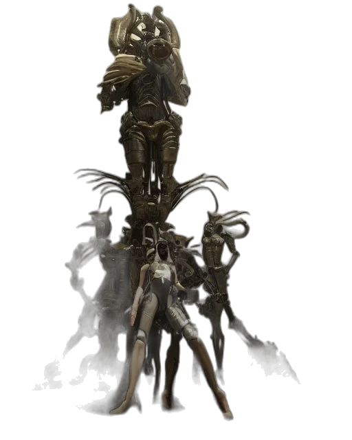staff, robot, creature, weapon transparent PNG cut-out